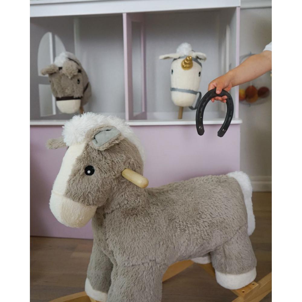 Jabadabado Koń na kiju Brązowo-biały 3+