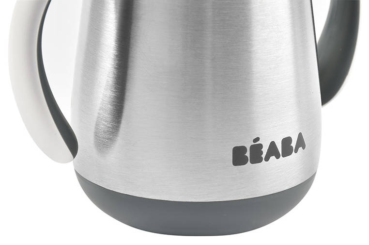 Beaba Bidon Termiczny ze Słomką 250 ml Mineral Grey 8m+