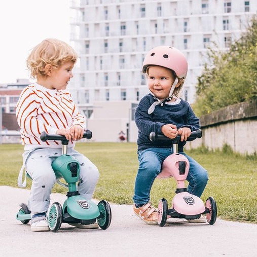 Scoot & Ride Kask dziecięcy 1-5 lat Rose
