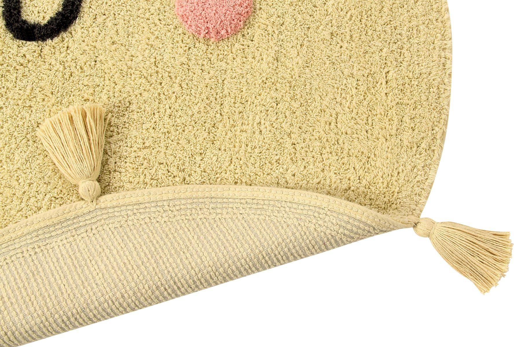 Lorena Canals Dywan bawełniany You're My Sunshine Ø100 cm