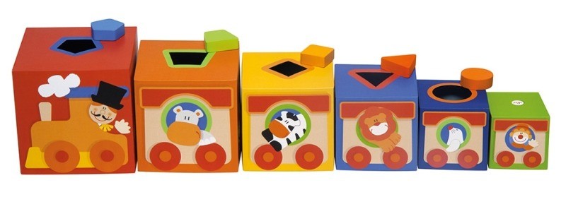 Sevi Kolorowe Pudełka Sorter Cyrk 11el 1+