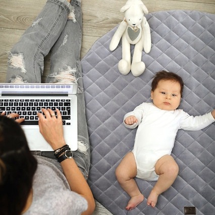 Sleepee Mata do zabawy Royal Baby Ocean Mint 120cm