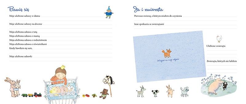 Pierwsza książka o mnie Chłopiec 0+