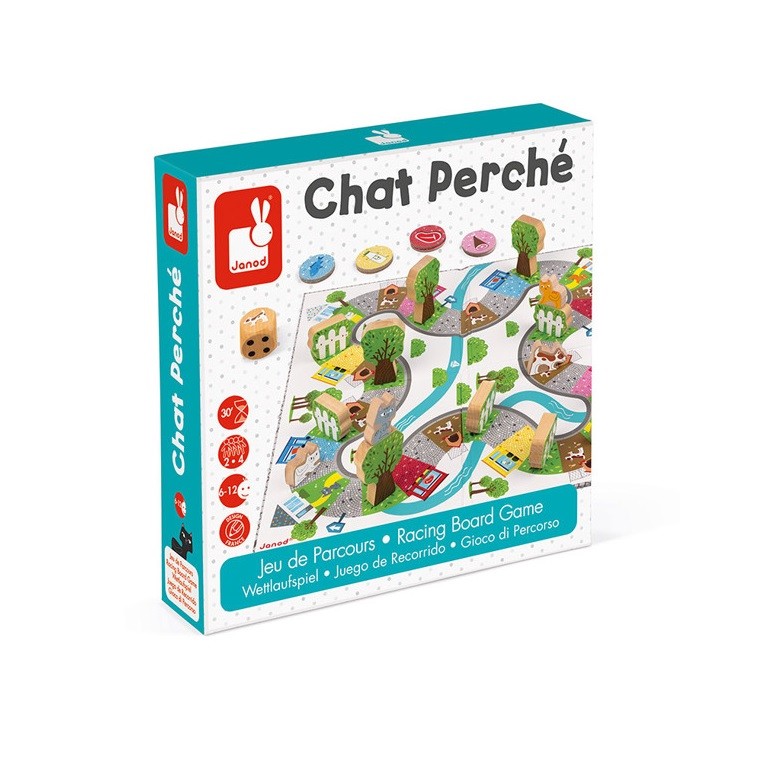 Janod Gra wyścig Koty 6-12 lat 2-4 graczy