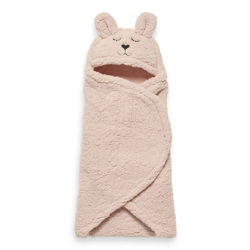 Jollein Śpiworek Otulacz do Fotelika Bunny Pale Pink 0+