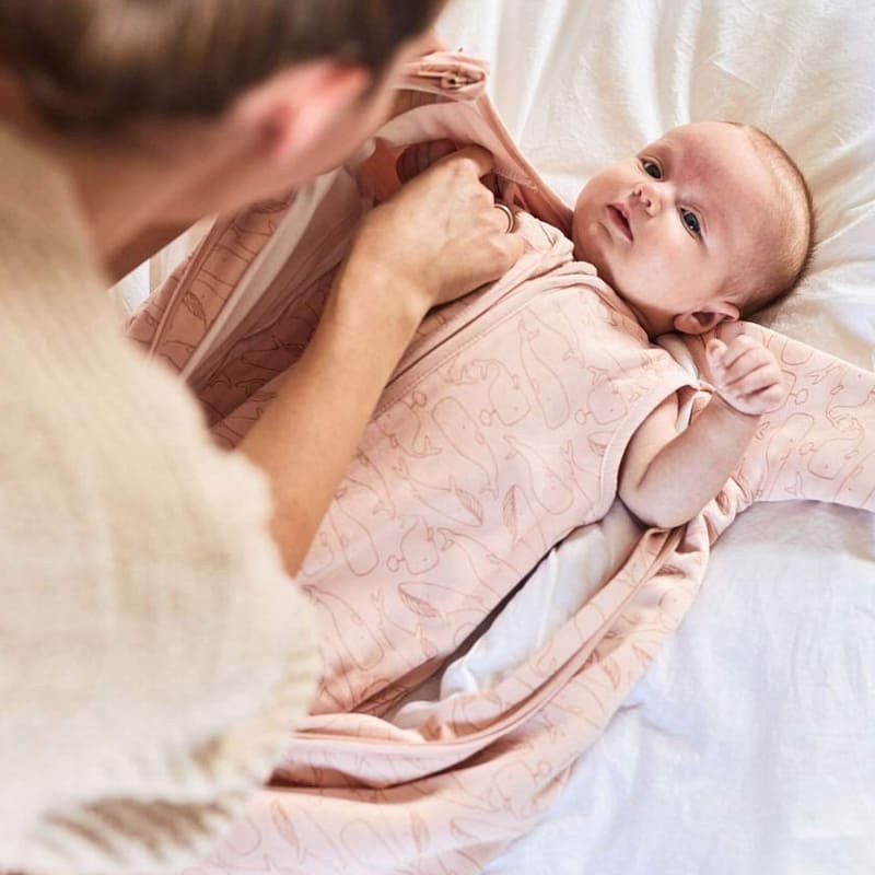 Jollein Śpiworek 4 Pory Roku Whales 70cm