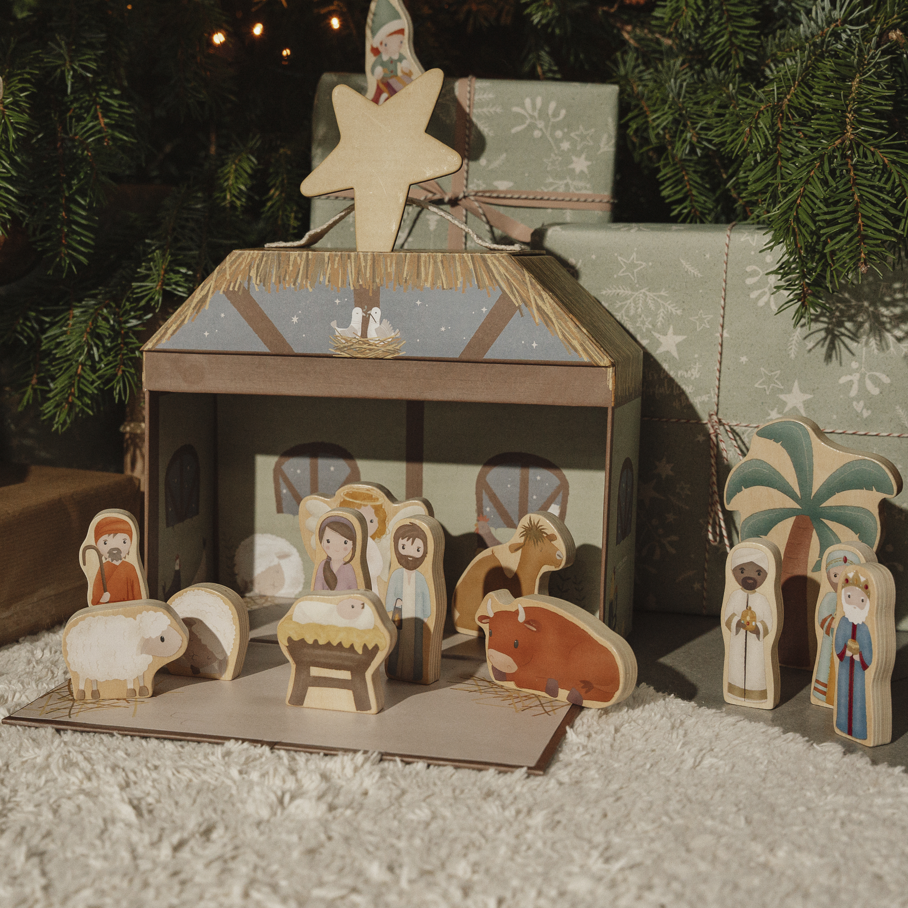 Little Dutch Szopka Świąteczna w Walizeczce 18m+