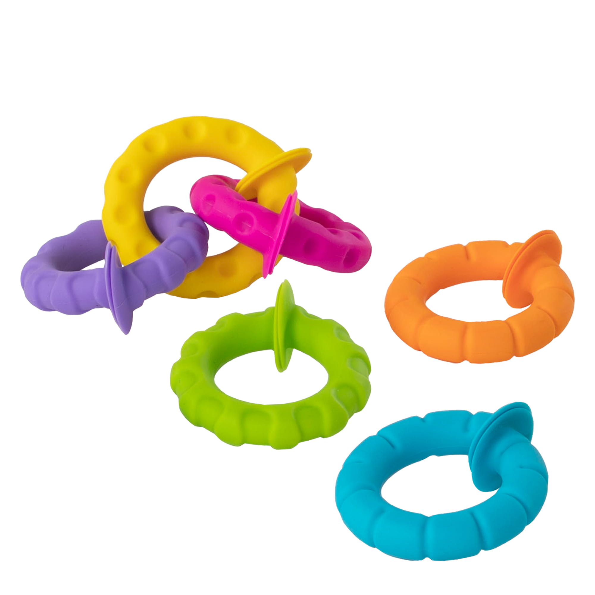 Fat Brain Toys PipSquigz Ringlets Przyssawki Kółeczka 12m+