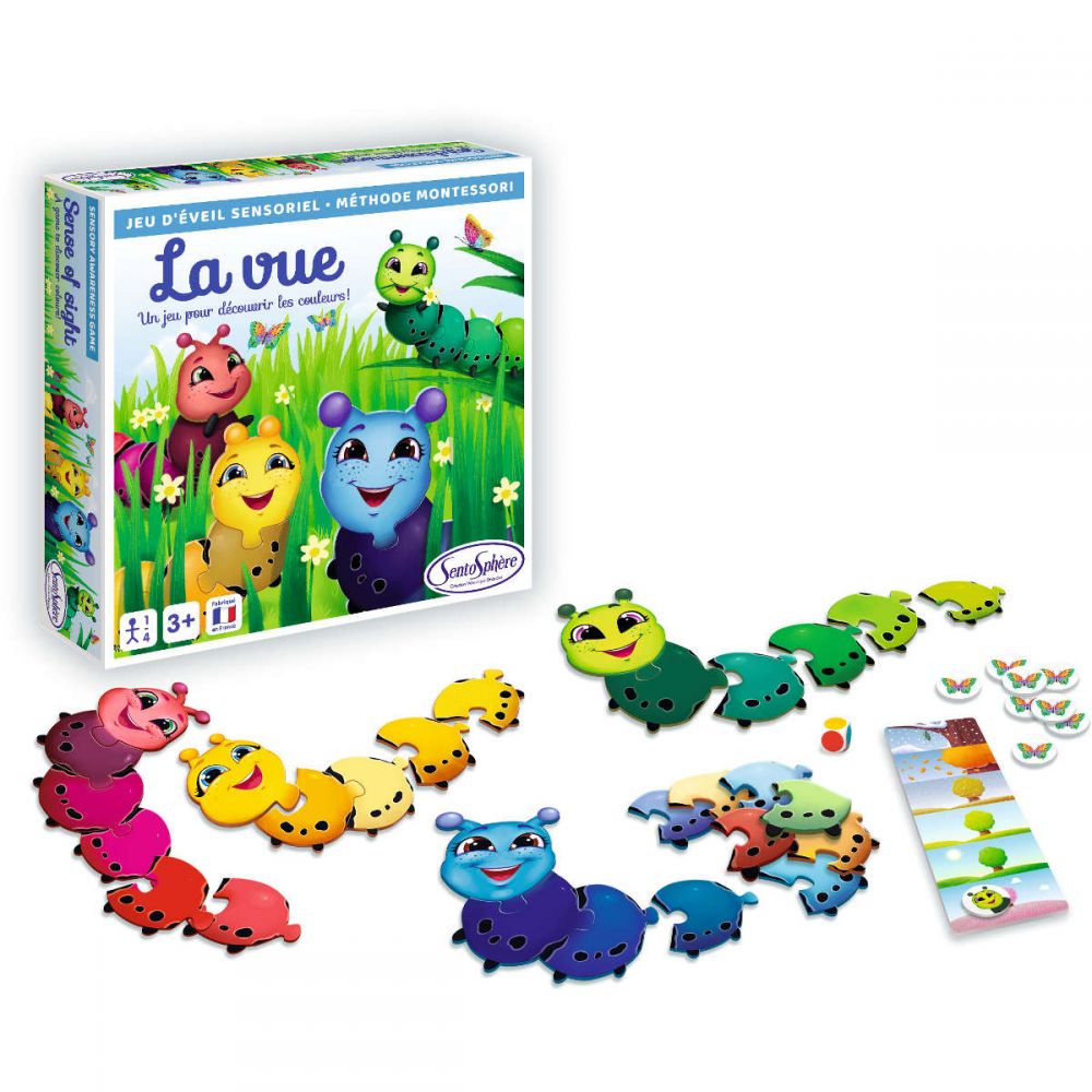 SentoSphere Gra Sensoryczna Wzrok Montessori 3+