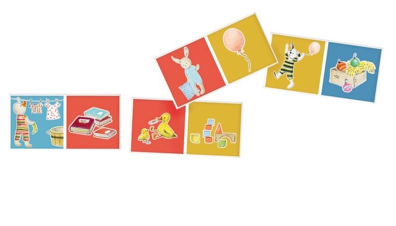 Moulin Roty Domino La Grande Famille 24el 3+