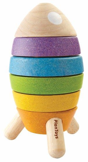 Plan Toys Układanka-rakieta 18m+