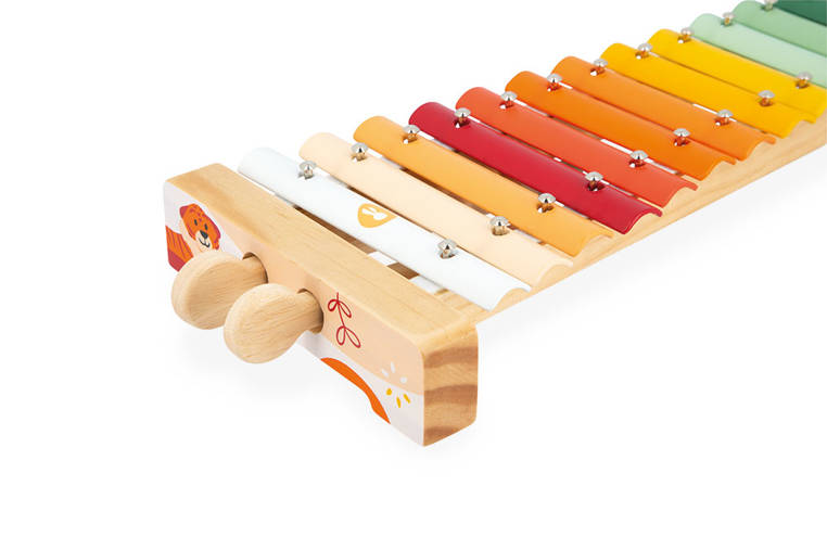 Janod Cymbałki Sunshine Metalowe 12 Tonów 18m+