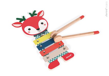 Janod Cymbałki Metalowe Baby Forest Sarenka 1+