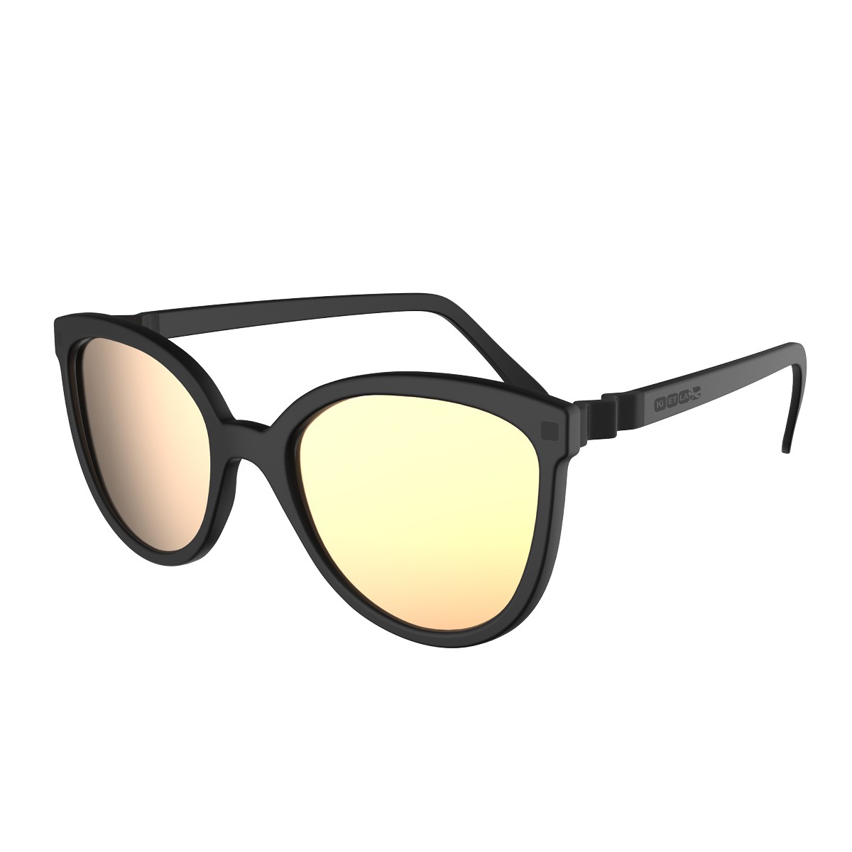 Ki ET LA Okulary Przeciwsłoneczne CraZyg-Zag SUN BuZZ Black 6-9 lat