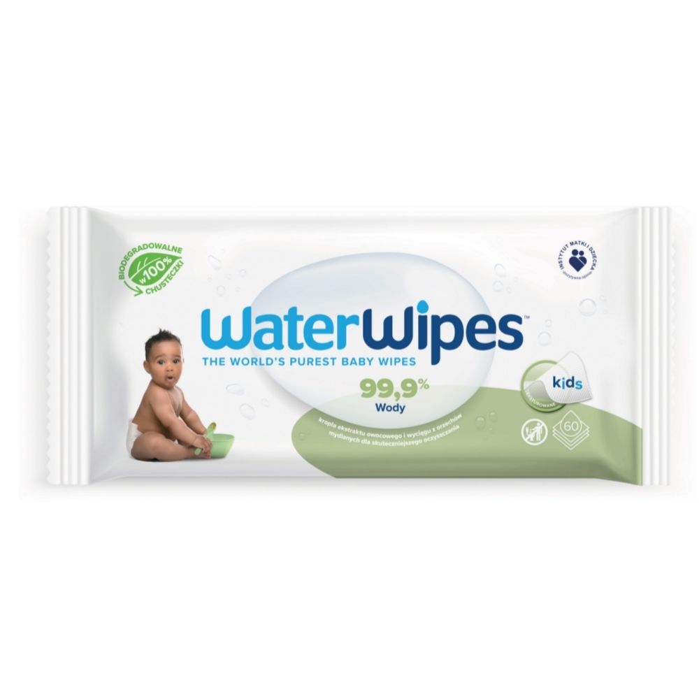 WaterWipes BIO Chusteczki Nawilżane Wodne Soapberry KIDS 60 szt.