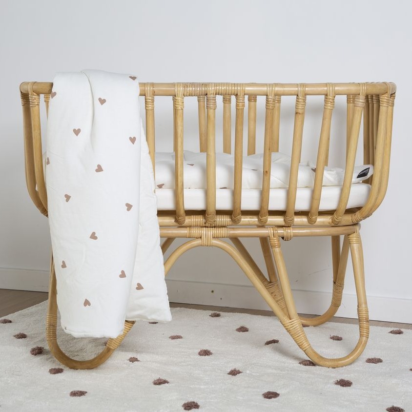 Childhome, Kocyk 80 x 100 cm Jersey Hearts