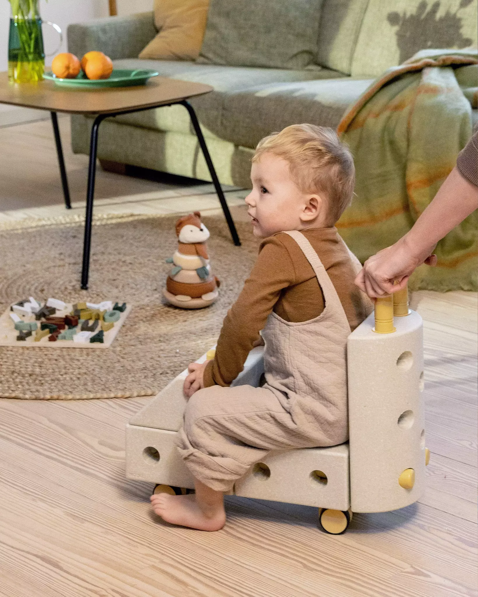 MODU Explorer Set - Klocki Motoryczne Piaskowy Szary 0-6 lat