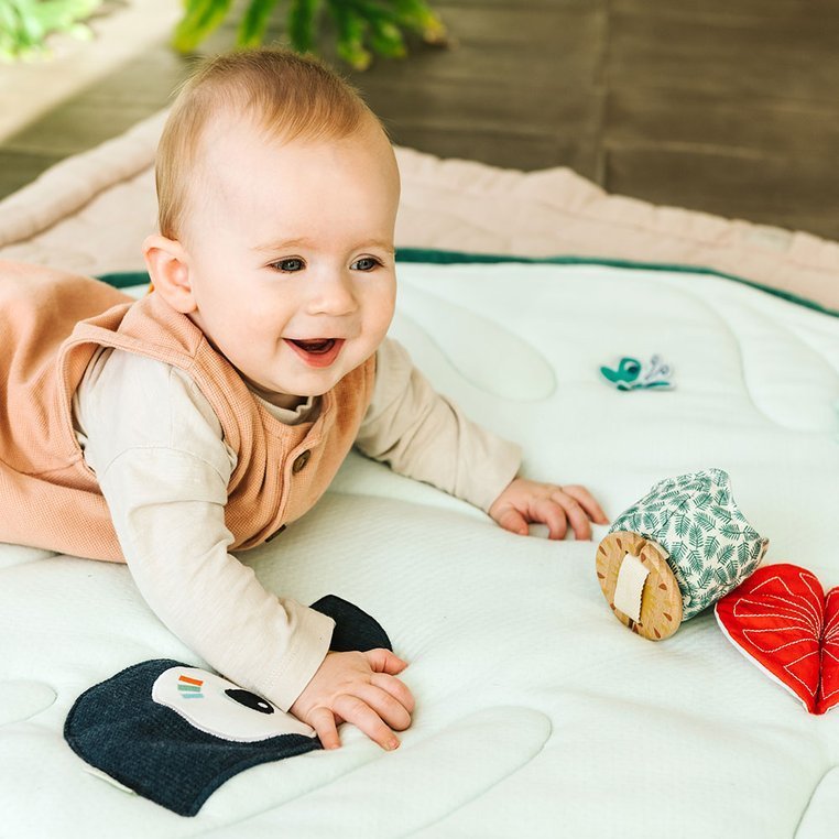 Lilliputiens Mata Edukacyjna Dżungla 0m+ z Pałąkami