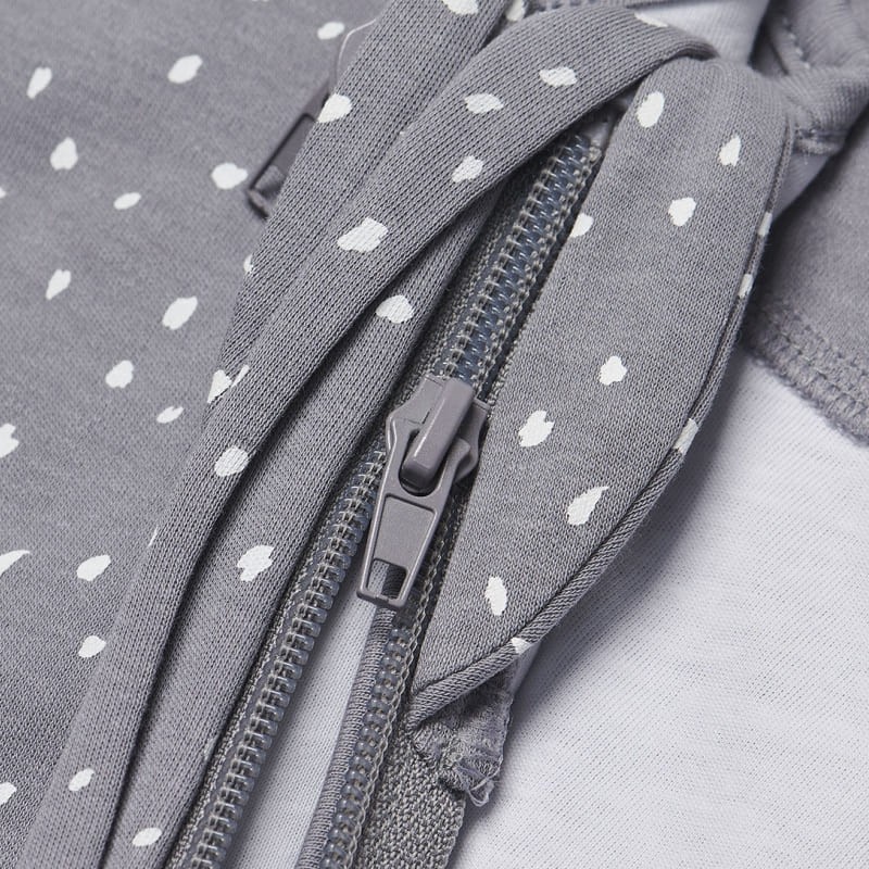 Jollein Śpiworek niemowlęcy całoroczny 70cm Spickle Grey