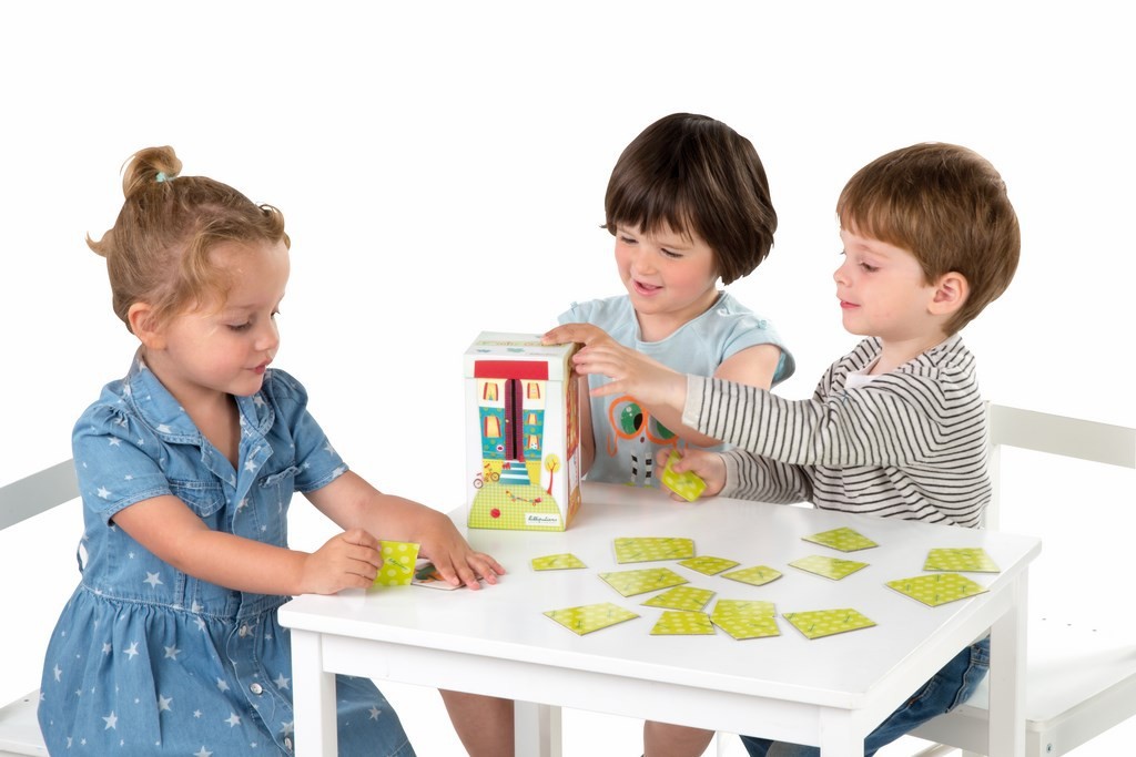 Lilliputiens Gra Memo Gospodarstwo 3+ | Gra Pamięciowa