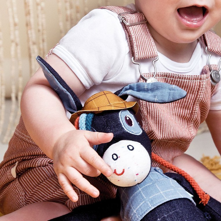 LILLIPUTIENS Przytulanka z pozytywką Osiołek Ignace 0m+