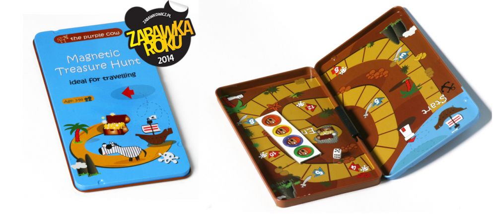 Gra magnetyczna Wyspa skarbów The Purple Cow 5+