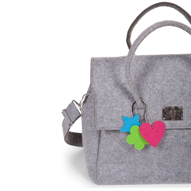 Torba do wózka filcowa z przewijakiem 45x18x35 cm