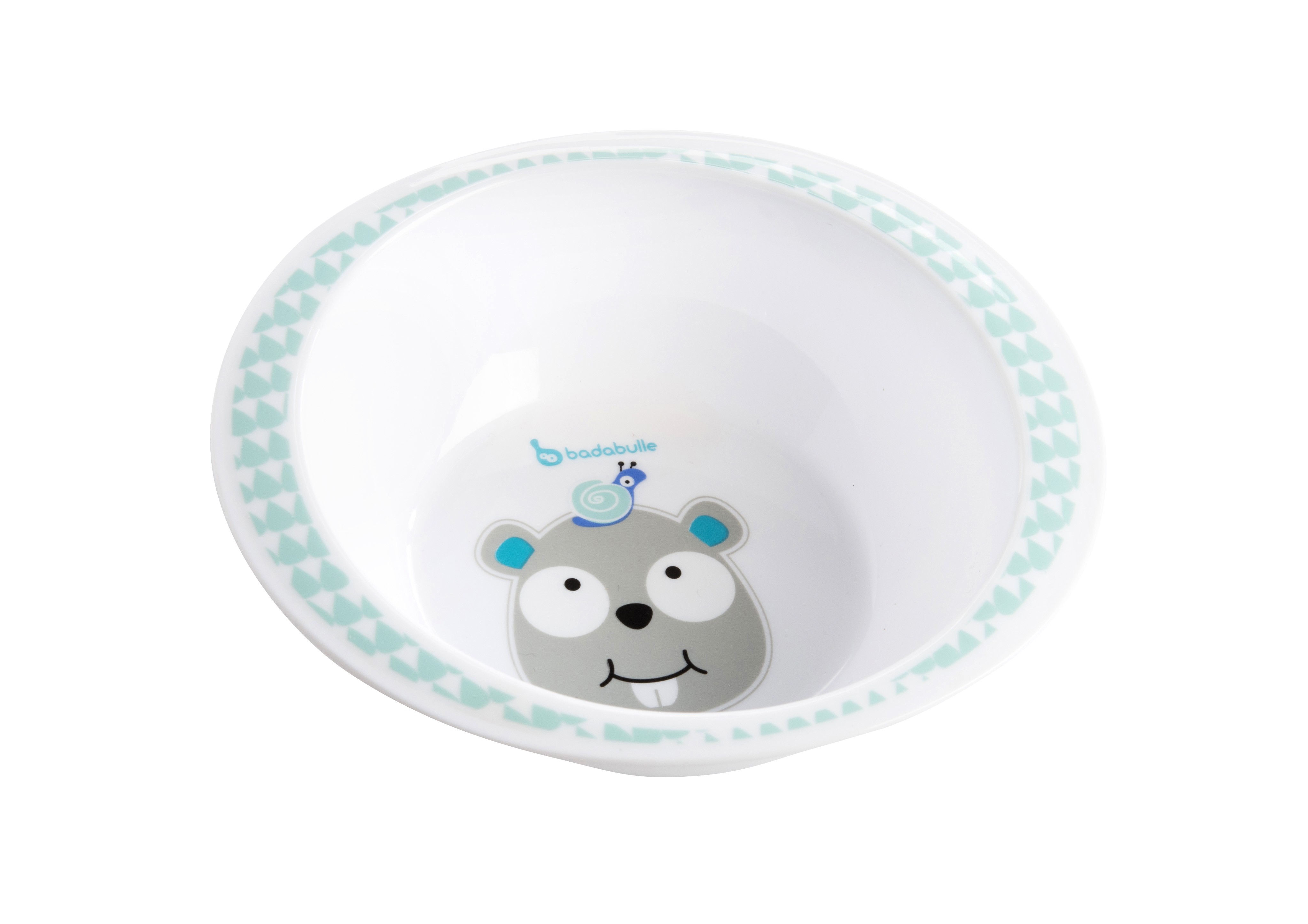 Badabulle Miseczka z podgrzewaczem dla chłopca | 6m+