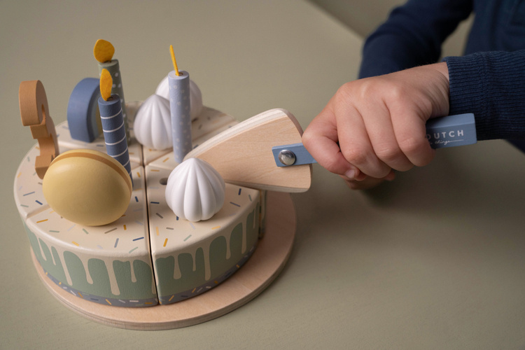 Little Dutch Torcik Urodzinowy Błękitny 3+ lat