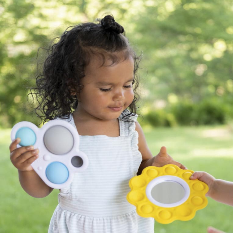 Fat Brain Toy, Bąbelki Dimpl Słoneczko i Chmurka