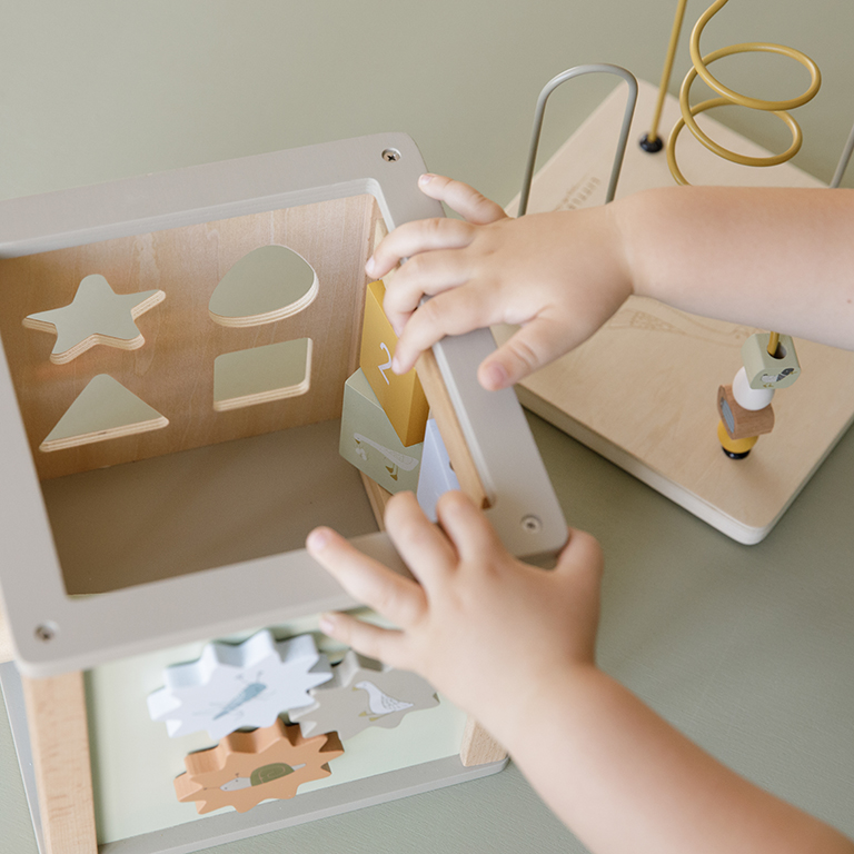 Little Dutch Kostka Aktywizująca Little Goose Mięta 18m+