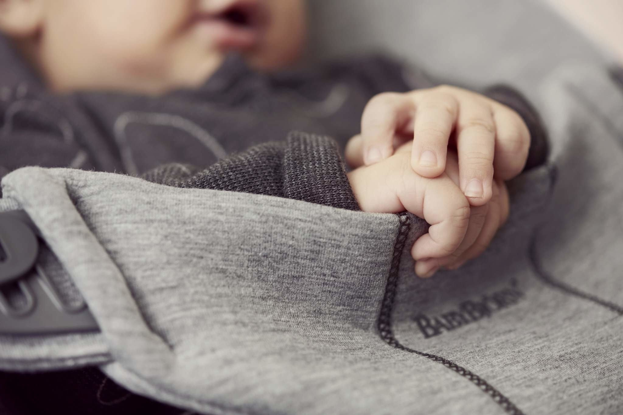 BabyBjorn Leżaczek Bliss 3D Jersey Jasny Szary