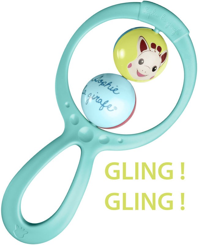 Vulli Grzechotka Klasyczna Niebieska 3m+