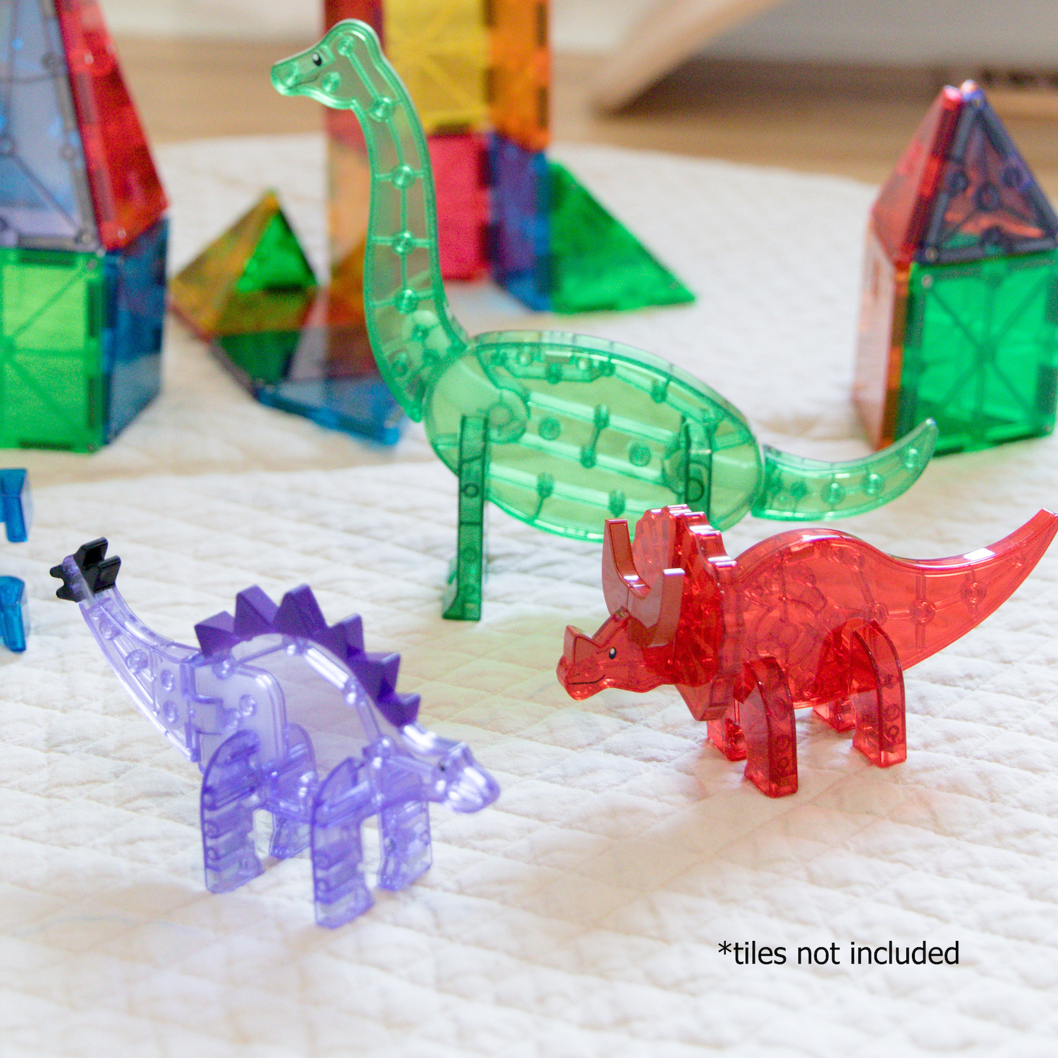 Magna-Tiles Klocki Magnetyczne Dino 5el 3+