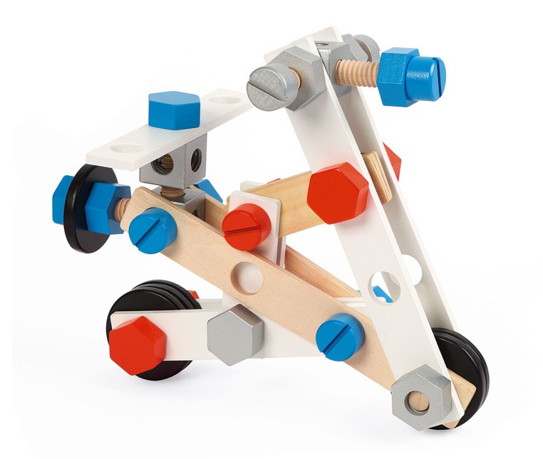 Janod Zestaw Konstruktora Brico Kids 100el 3+