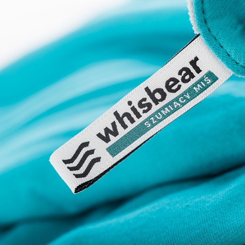 Otulacz Whisbear cienki turkusowy | Uspokaja