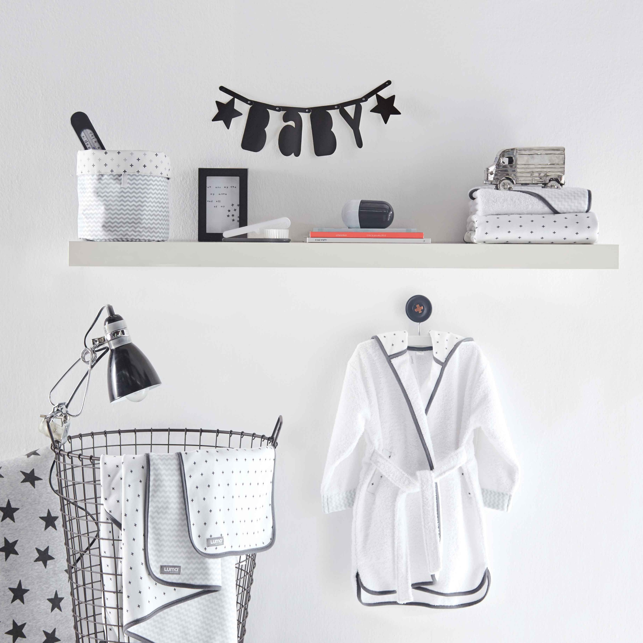 Luma Zestaw Kąpielowy 8 el. Dark Grey 0+