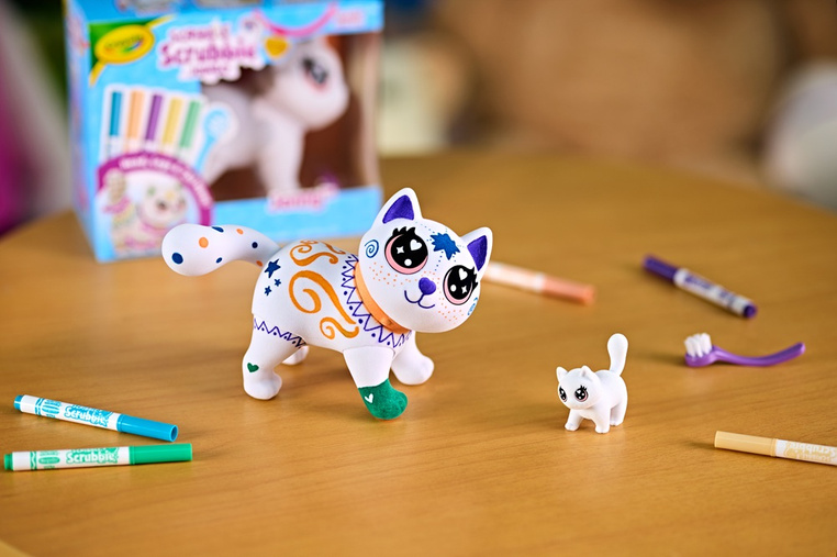 Crayola Zestaw Kreatywny Washimals Kotka Jenny Jumbo 3+