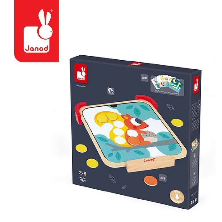 Janod Układanka magnetyczna Uczę się kolorów 2+ lat