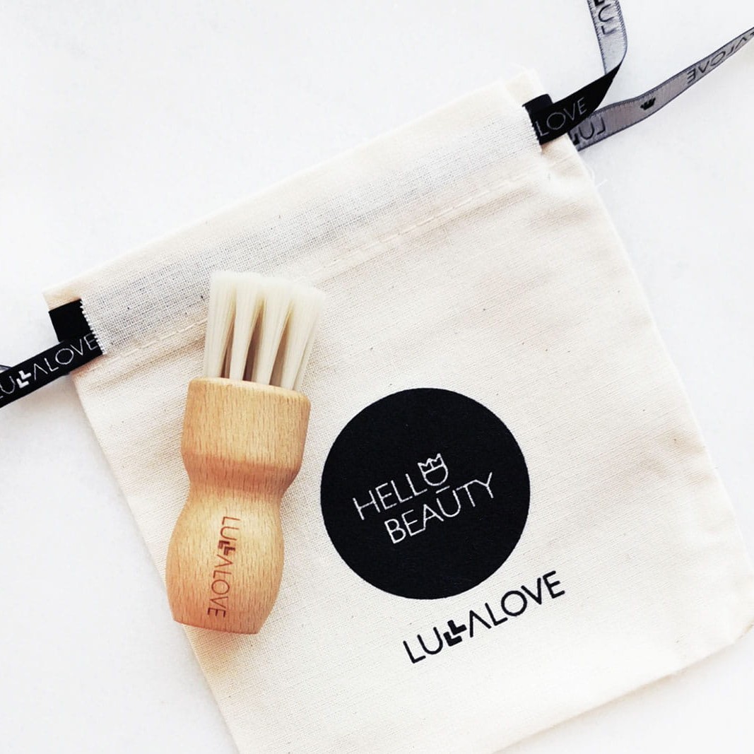 Lullalove Szczotka do mycia i peelingu twarzy