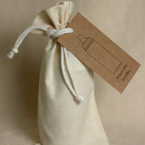 Miniland Drewniana Butelka Naturalna Edukacyjna 1+