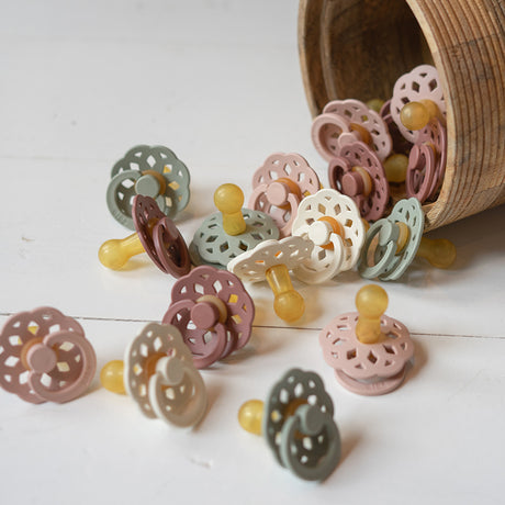 Smoczek BIBS Boheme 2-pack Blossom & Dusky Lilac S (0-6m)