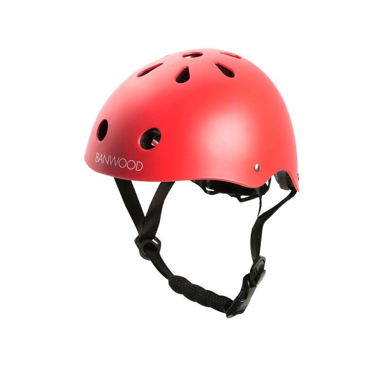Banwood Kask Rowerowy Dziecięcy Red 2-5 lat
