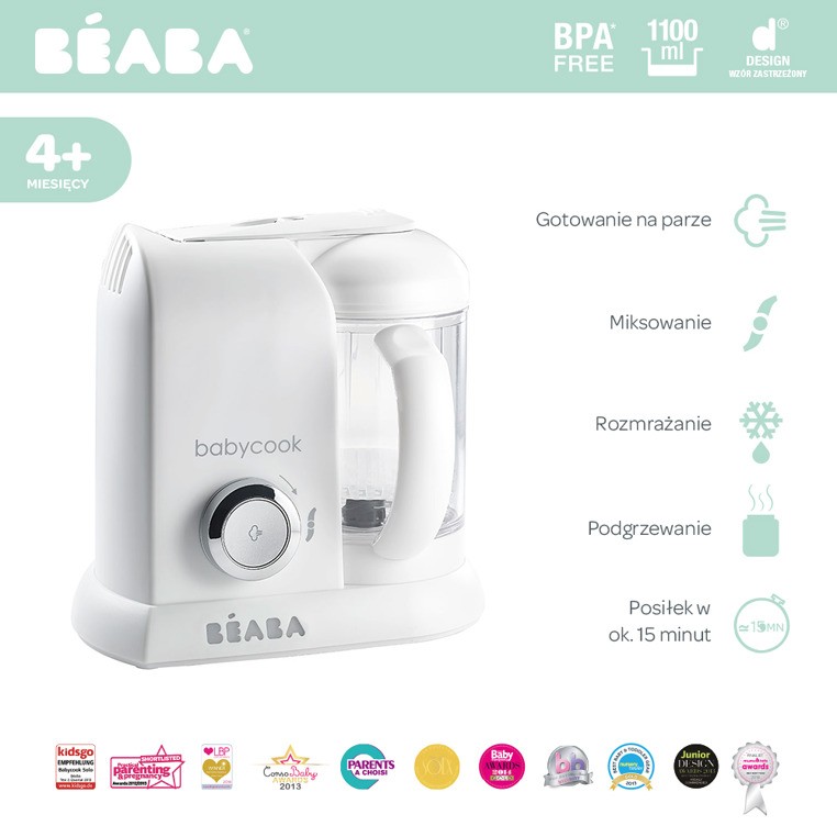 Beaba Babycook Silver parowar i blender dla niemowląt