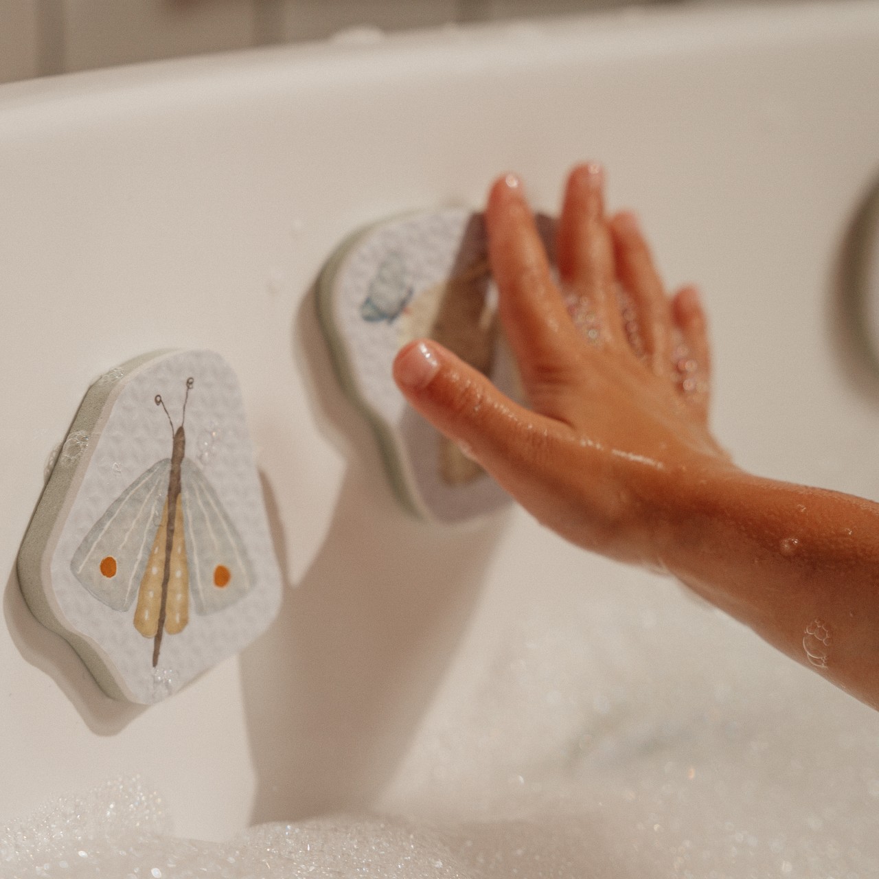 Little Dutch, Puzzle piankowe do kąpieli Flowers & Butterflies