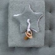 Little Dutch Ręcznik Pure Mint Kaptur 75x75cm