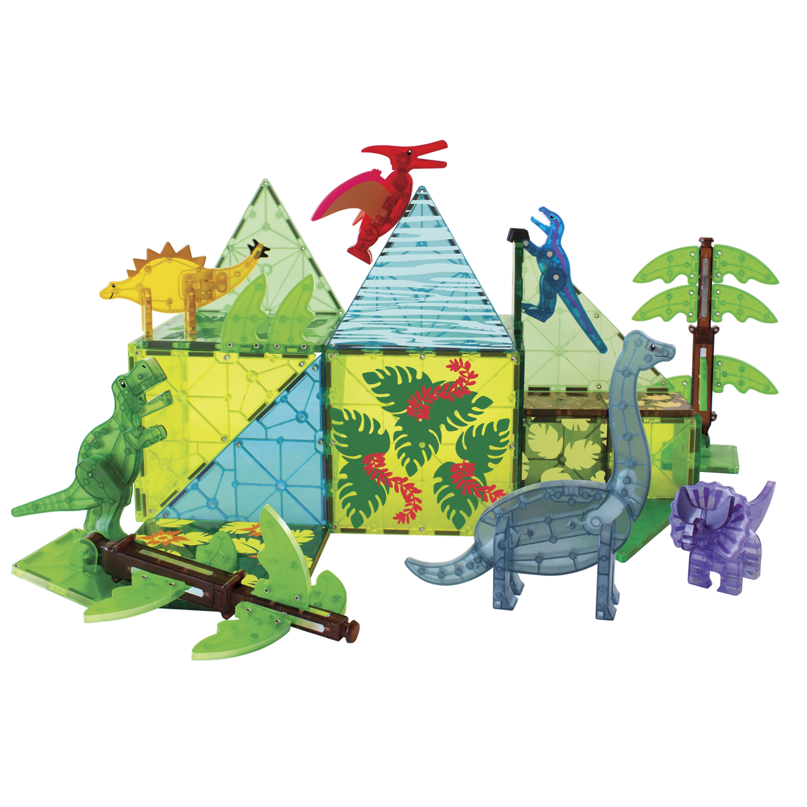 Magna-Tiles Dino World XL Klocki Magnetyczne 50 el. 3+