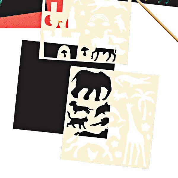 Egmont Toys Wydrapywanka z szablonami 33 rysunki 3+