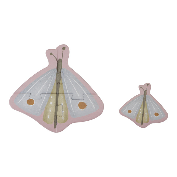 Little Dutch Puzzle 6 elementów Flowers & Butterflies 2+