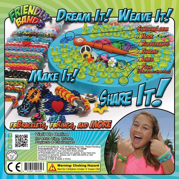 Sunshine Loom Zestaw do Bransoletek 6+